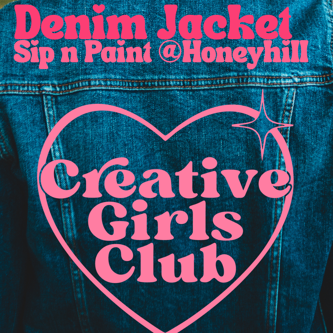 Denim Jacket Sip n Paint @ Honey Hill 20th June 6:30pm-8:30pm