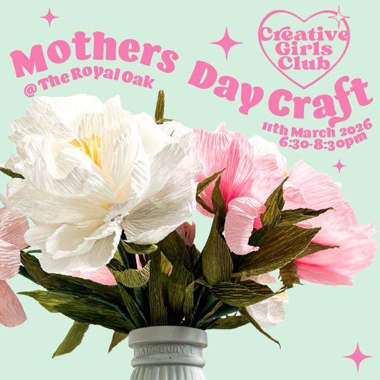 Mothers Day Paper Flower Bouquet Craft Evening - 11th March - The Royal Oak