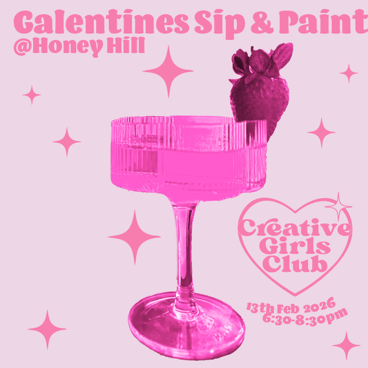 Galentines Trinket dish Sip & Paint @ Honey Hill 13th February