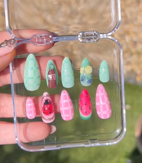 Custom Press on Nail Set